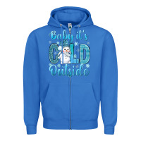True Royal baby its cold outside Zipper Hoodie - NancyCooperArtShop