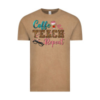 Vintage Coffee coffee teach repeat Vintage Tee - BundleAndBundleShop