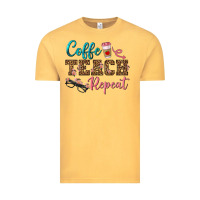 Vintage Mustard coffee teach repeat Vintage Tee - BundleAndBundleShop