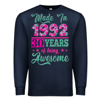 Navy made in 1992, 30 years of being awesome Premium Sweatshirt - Jasminsmagicworld