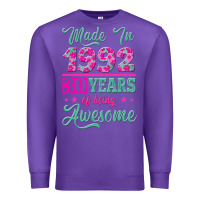 Purple made in 1992, 30 years of being awesome Premium Sweatshirt - Jasminsmagicworld