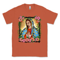 Copper lady of guadalupe portrait Classic Tee - BarkalooDesign