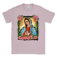 Lilac lady of guadalupe portrait Classic Tee - BarkalooDesign