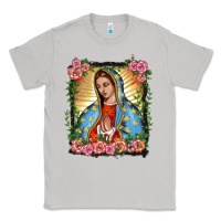 Moon Dust lady of guadalupe portrait Classic Tee - BarkalooDesign