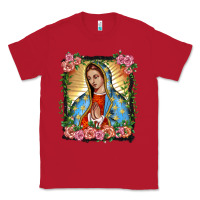 Red lady of guadalupe portrait Classic Tee - BarkalooDesign