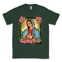 Sports Green lady of guadalupe portrait Classic Tee - BarkalooDesign