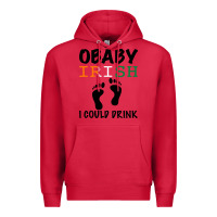 Cardinal O' Baby Irish I Could Drink Premium Hoodie - Bettercallsaul