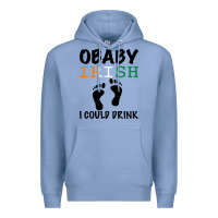 Colony Blue O' Baby Irish I Could Drink Premium Hoodie - Bettercallsaul