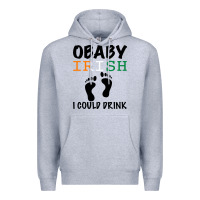 Heather Grey O' Baby Irish I Could Drink Premium Hoodie - Bettercallsaul