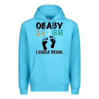 Ocean Blue O' Baby Irish I Could Drink Premium Hoodie - Bettercallsaul