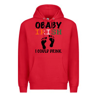 Red O' Baby Irish I Could Drink Premium Hoodie - Bettercallsaul