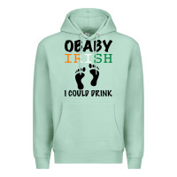 Seafoam O' Baby Irish I Could Drink Premium Hoodie - Bettercallsaul