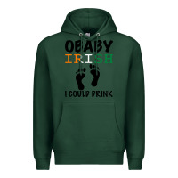 Sports Green O' Baby Irish I Could Drink Premium Hoodie - Bettercallsaul