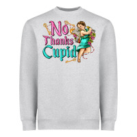 Heather Grey no thanks cupid Heavyweight Sweatshirt - AdoDesignShop