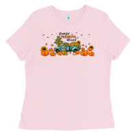 Bubblegum Pink grateful thankful blessed Ladies Tee - JahusDesignShop