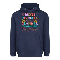 Navy mom grandma great grandma it's just keeps getting Heavyweight Hoodie - Artiststas