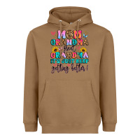 Toasted Coconut mom grandma great grandma it's just keeps getting Heavyweight Hoodie - Artiststas