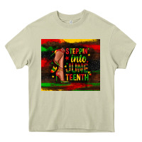 Mossy steppin into juneteenth Heavy Core Tee - Zillion Design Studio