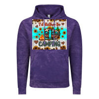 Cloud Purple i’d rather be camping Vintage Hoodie - JahusDesignShop
