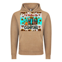 Vintage Coffee i’d rather be camping Vintage Hoodie - JahusDesignShop