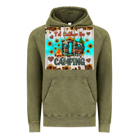 Vintage Olive i’d rather be camping Vintage Hoodie - JahusDesignShop