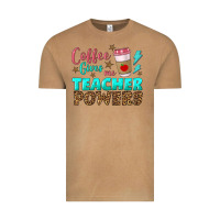 Vintage Camel coffee gives me teacher powers Vintage Tee - BundleAndBundleShop