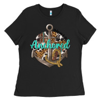 Black anchored hebrews 6 19 Ladies Tee - texasbilliewilder