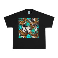 Black western turquoise seamless pattern Urban Heavy Tee - BundleAndBundleShop