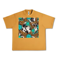 Peanut Butter western turquoise seamless pattern Urban Heavy Tee - BundleAndBundleShop