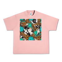 Salmon western turquoise seamless pattern Urban Heavy Tee - BundleAndBundleShop