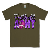 Army Green football aunt Classic Tee - CowhideDigitalArt