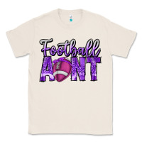 Natural football aunt Classic Tee - CowhideDigitalArt