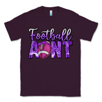 Plum football aunt Classic Tee - CowhideDigitalArt