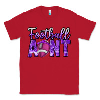 Red football aunt Classic Tee - CowhideDigitalArt