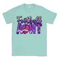 Seafoam football aunt Classic Tee - CowhideDigitalArt