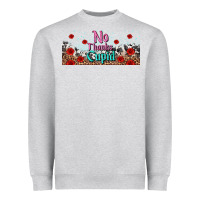 Heather Grey no thanks cupid Heavyweight Sweatshirt - AdoDesignShop