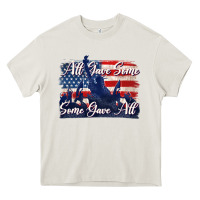 Cream all gave some some gave all tbw Heavy Core Tee - texasbilliewilder