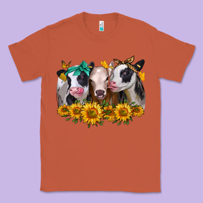 Sunflower Heifers Classic Tee Designed By Jasminsmagicworld