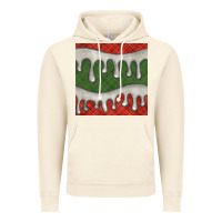 Vintage Artic christmas plaid and white glitter snow seamless pattern Vintage Hoodie - BundleAndBundleShop