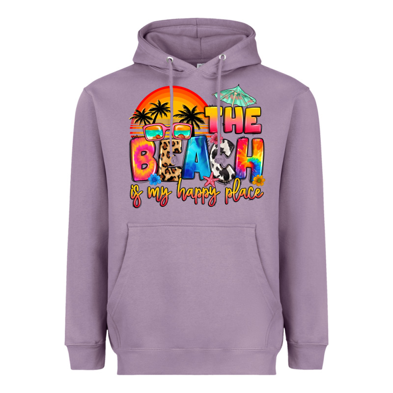 The Beach Is My Happy Place Heavyweight Hoodie by Artiststas | Teevron