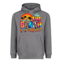 Storm the beach is my happy place Heavyweight Hoodie - Artiststas