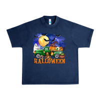 Navy halloween truck Urban Heavy Tee - AdoDesignShop