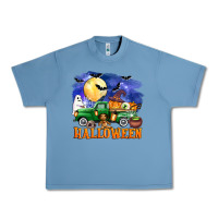 Pebble Blue halloween truck Urban Heavy Tee - AdoDesignShop