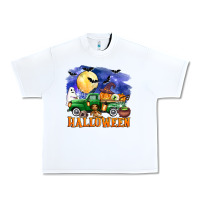 White halloween truck Urban Heavy Tee - AdoDesignShop