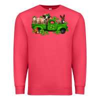 Cardinal st patricks farm animals truck Premium Sweatshirt - Jasminsmagicworld