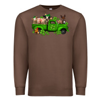 Chestnut st patricks farm animals truck Premium Sweatshirt - Jasminsmagicworld