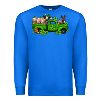True Royal st patricks farm animals truck Premium Sweatshirt - Jasminsmagicworld