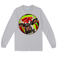 Moon Dust Christmas Cow Long Sleeve Tee - Jasminsmagicworld