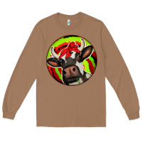 Toasted Coconut Christmas Cow Long Sleeve Tee - Jasminsmagicworld