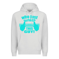 Dove Grey Who Just Farted This Guy Premium Hoodie - Bettercallsaul